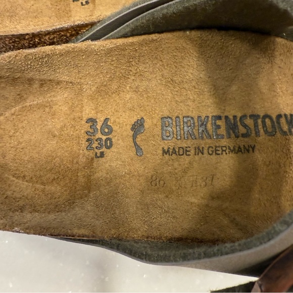 Birkenstock Arizona Women’s Sandals Slides Double Buckle Taupe Sz US 5-5.5 EU 36 - Picture 5 of 10